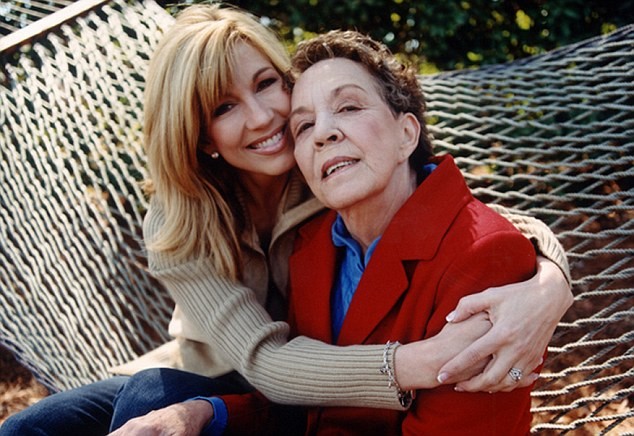 Leeza Gibbons with mother, Gloria Jean Gibbons