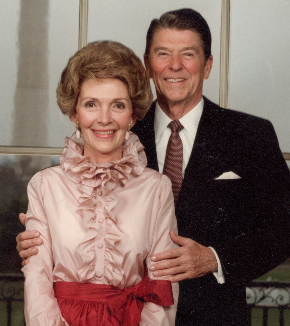 Nancy Reagan with Husband, Ronald Reagan